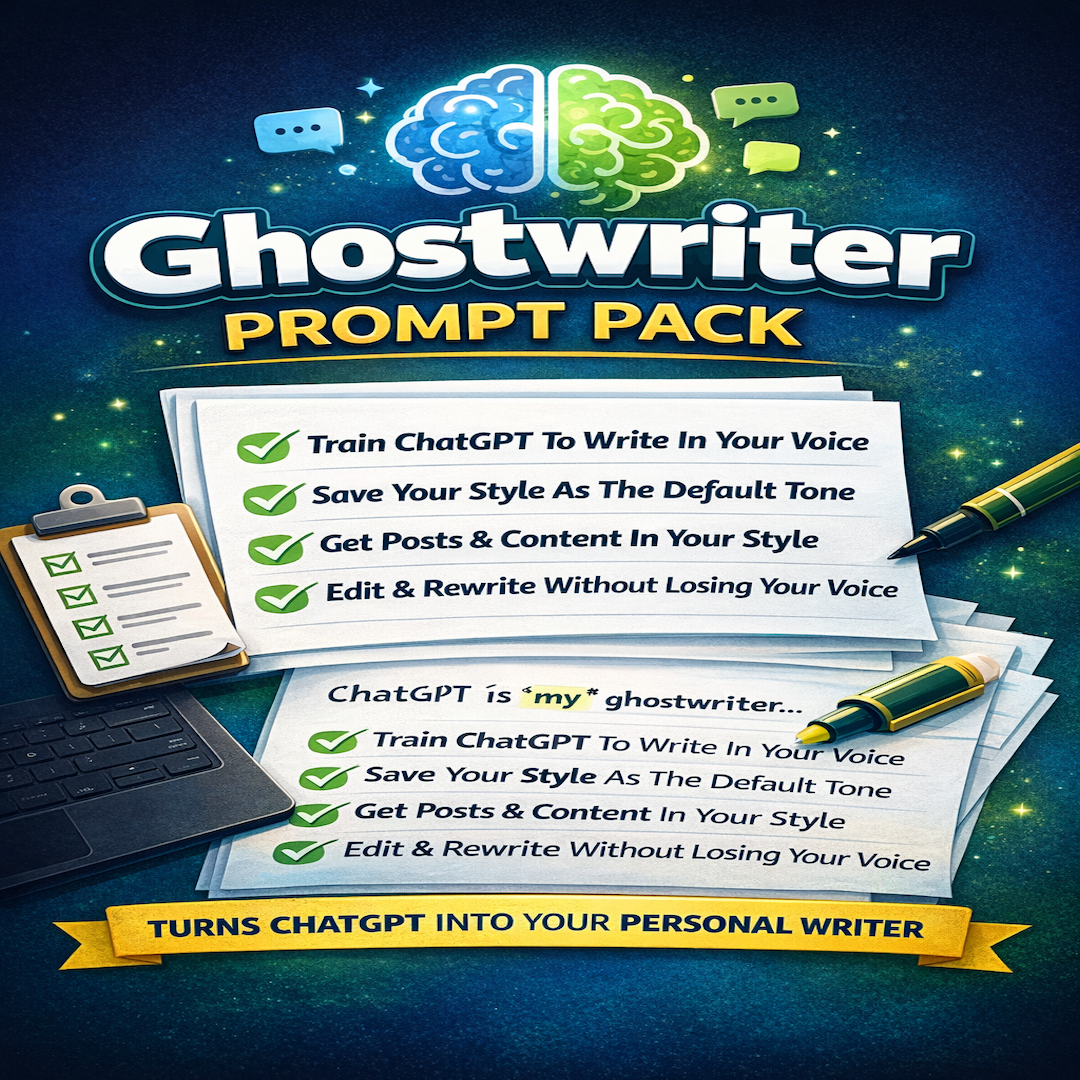 Ghostwriter Prompt Pack