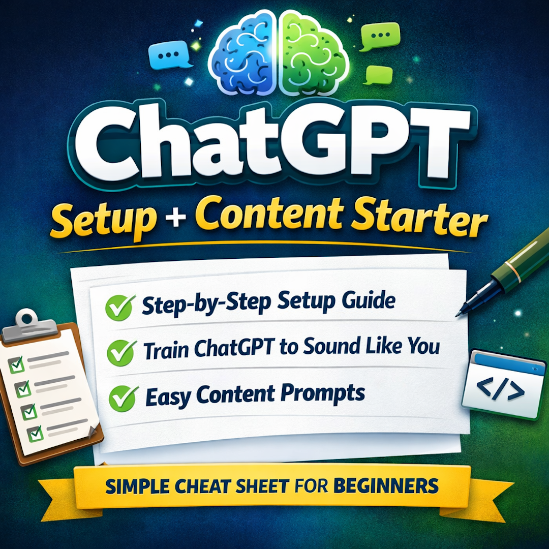 ChatGPT Setup + Content Starter